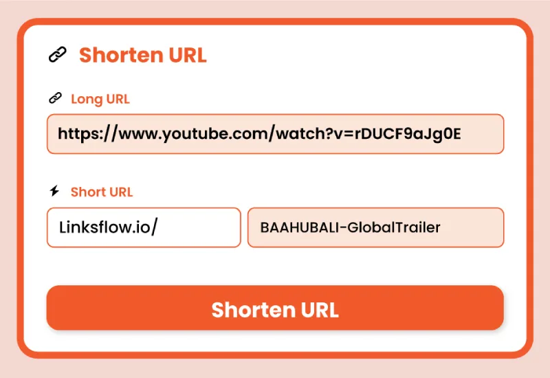 Paste YouTube URL in short URL